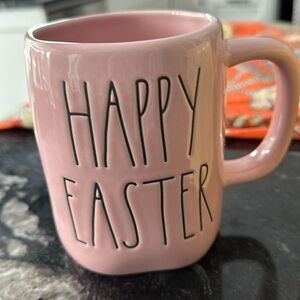 Rae Dunn Pink Happy Easter Mug